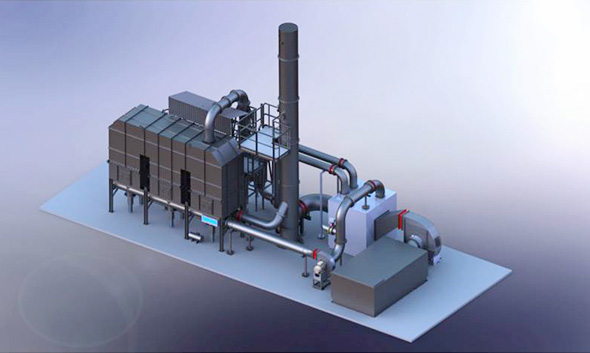 RTO蓄熱式燃燒廢氣處理設(shè)備